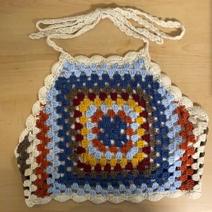 Colorful Crochet Crop Top by Francesca’s